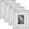 4 Pack American Barn Alabaster White Picture Frame with Mat by Craig Frames